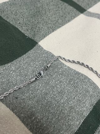 Collar Cruz Estilo Chrome Hearts Plata