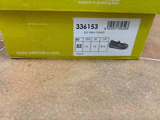 Bailarinas pablosky talla 32.