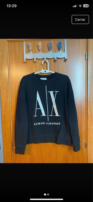 Sudadera Armani Exchange AX Negra