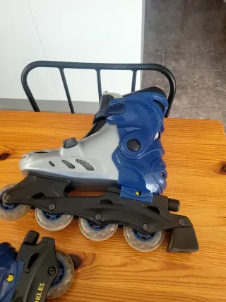 Patines en línea SMOKLES azules y grises