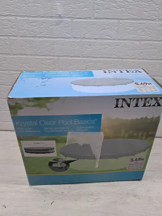 Lona para piscina Intex gris