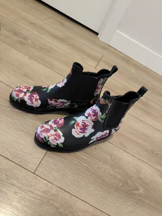 Botas de agua florales