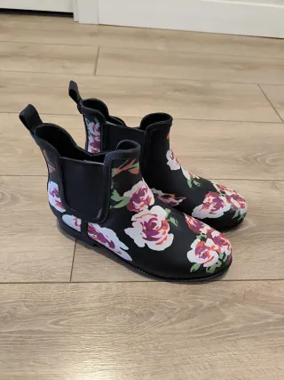 Botas de agua florales