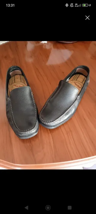 Zapatos Fluchos hombre negros