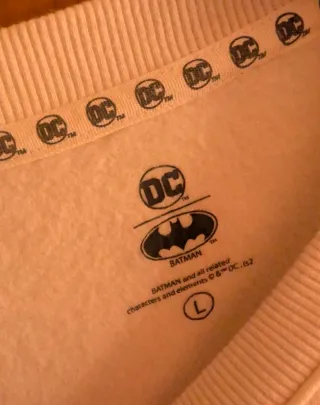 Sudadera DC Comics Batman Forever Blanca