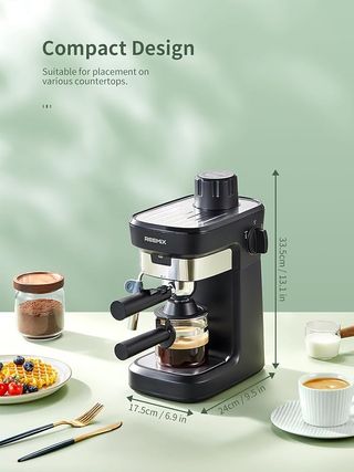 Cafetera Espresso 3,5 Bar con Vaporizador