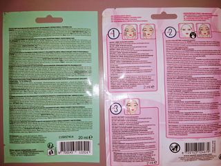 Lote 4 Mascarillas Faciales Sence e IDC