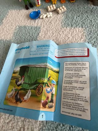 Playmobil Granja Caballos y Carromato