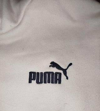 Sudadera Puma Blanca Mujer