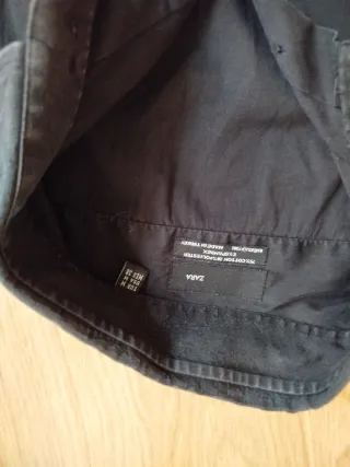 Camisa negra de hombre