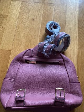 Bolso Parfois rosa con monedero corazón
