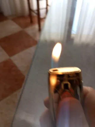 Mechero Ronson Oro y Plata