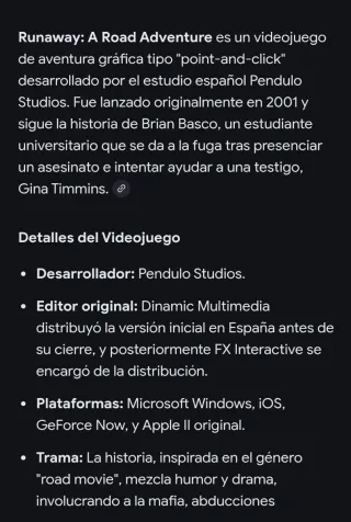 Runaway: A Road Adventure PC