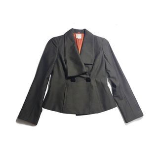 Del Pozo/ Vintage - Blazer cruzado marrón caqui 36