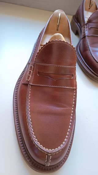 Mocassini Saxone Pelle Marrone 41.5