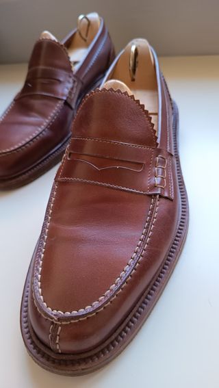 Mocassini Saxone Pelle Marrone 41.5