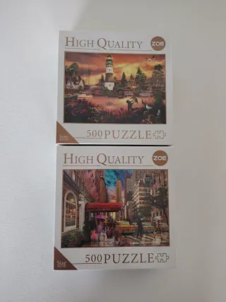 2 Puzzles 500 Piezas, a Estrenar