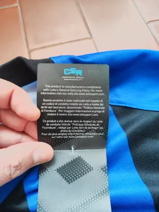 Maglia calcio Lotto manica lunga uomo taglia L