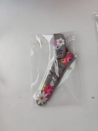 Funda para tijeras con estampado floral