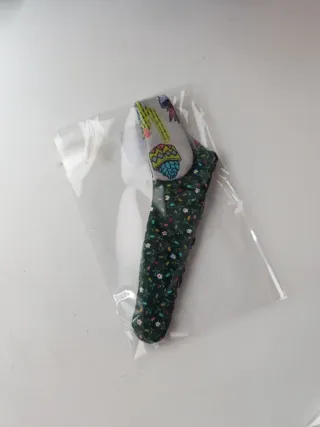 Funda para tijeras con estampado floral