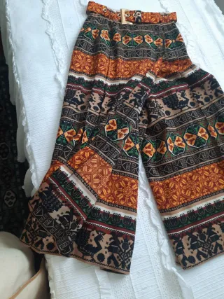 Falda pantalón étnica talla 40