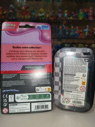 Lote caja lata y sobres todo precintado POKEMON