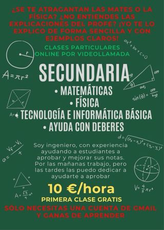 CLASES PARTICULARES ONLINE