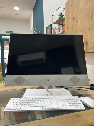 Ordenador HP Gris y Blanco