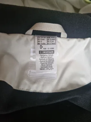 Chaqueta de nieve para niño talla 10 años