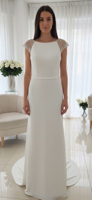 Vestido de Novia Fara Fiesta 6414 -  T42 Nuevo