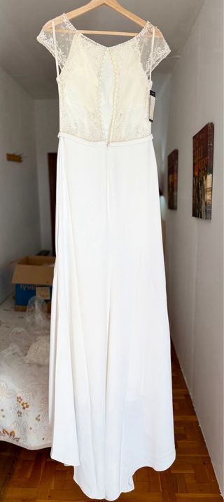 Vestido de Novia Fara Fiesta 6414 -  T42 Nuevo