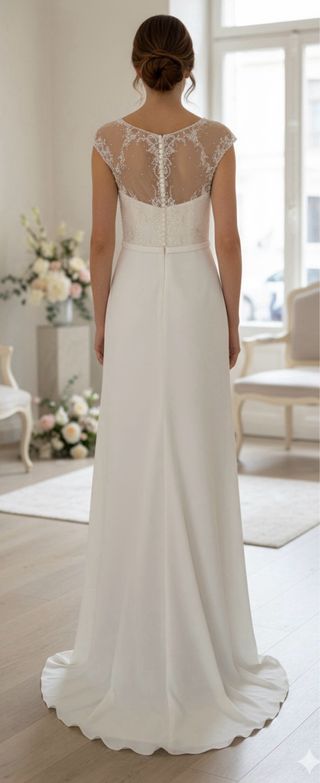 Vestido de Novia Fara Fiesta 6414 -  T42 Nuevo