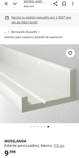 Estantería balda Ikea blanca madera