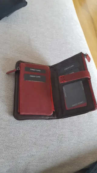 Monedero Lavalén Rojo Nuevo