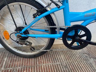 Bicicleta plegable 6v