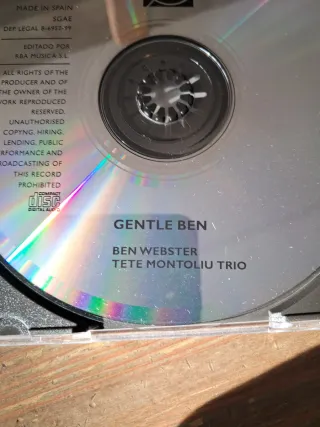 CD Ben Webster / Tete Montoliu Trio