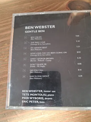 CD Ben Webster / Tete Montoliu Trio