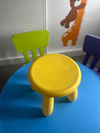 Mesa y Sillas Infantiles Ikea