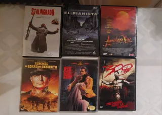Películas dvd 3€ cada una