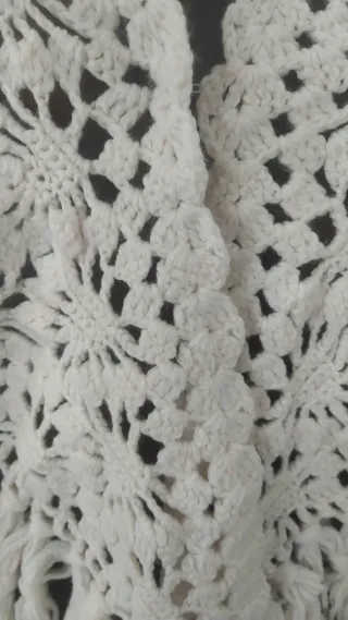 Sciarpa uncinetto vintage anni '70