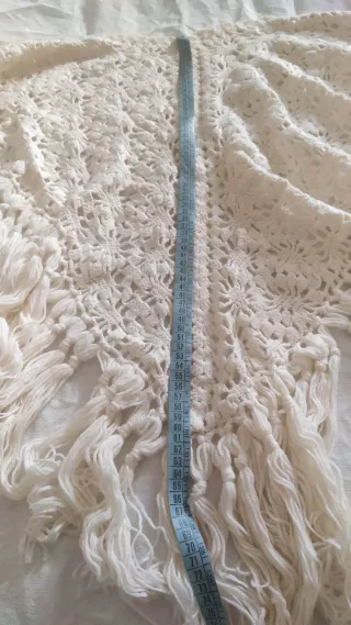 Sciarpa uncinetto vintage anni '70