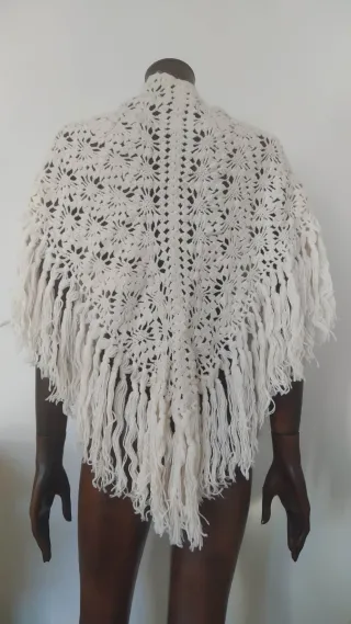 Sciarpa uncinetto vintage anni '70