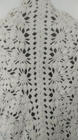 Sciarpa uncinetto vintage anni '70