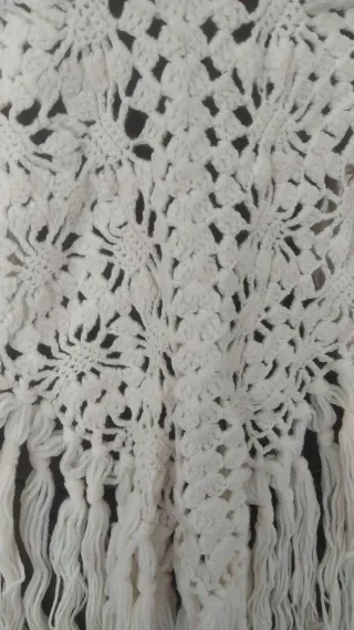 Sciarpa uncinetto vintage anni '70