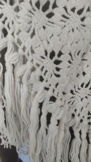 Sciarpa uncinetto vintage anni '70