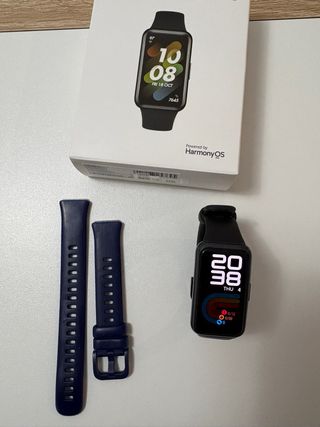 Huawei Band 7 Negro (correa azul extra)