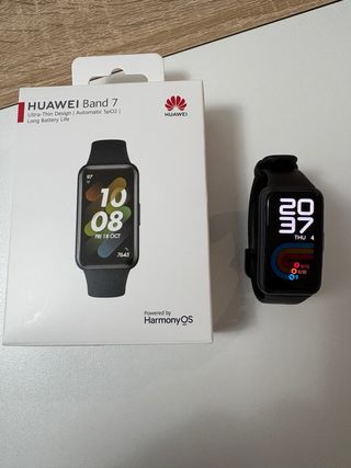 Huawei Band 7 Negro (correa azul extra)