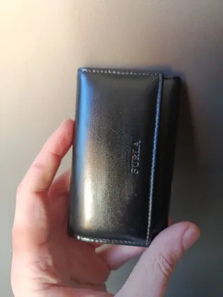 Portachiavi Furla in pelle nera