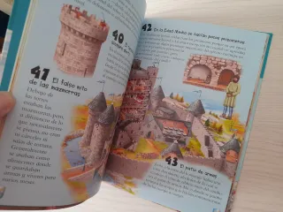 SOLO ENVÍO Libro ilustrado castillos medievales
