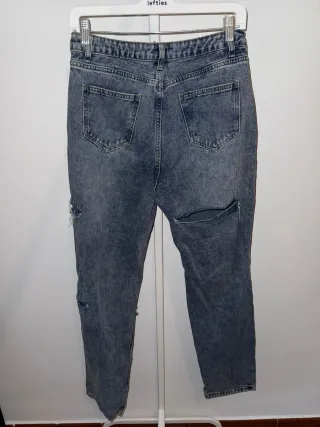 Vaqueros grises Shein Talla S rotos